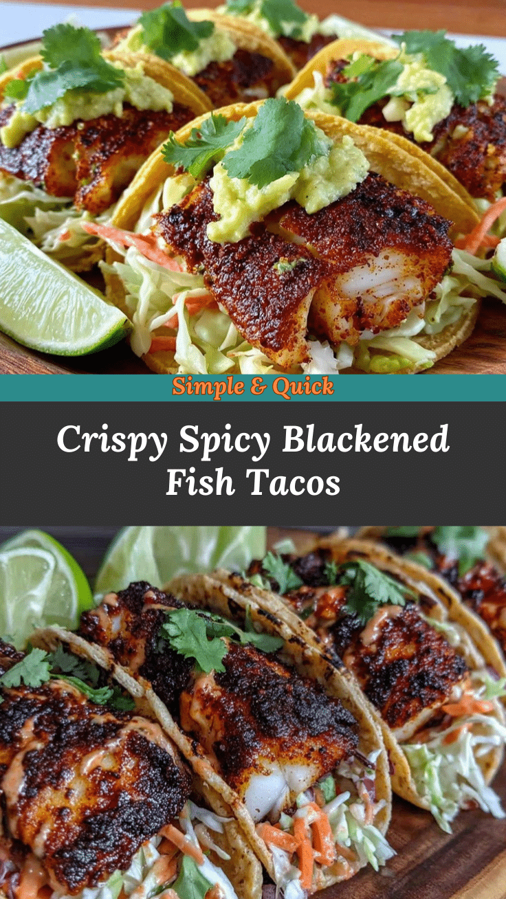 crispy blackened fish tacos recipe