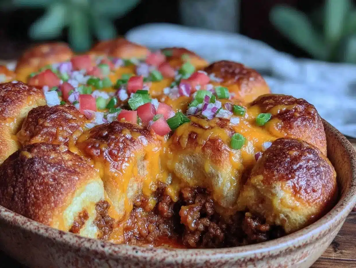 crispy cheesy taco bake - featured image