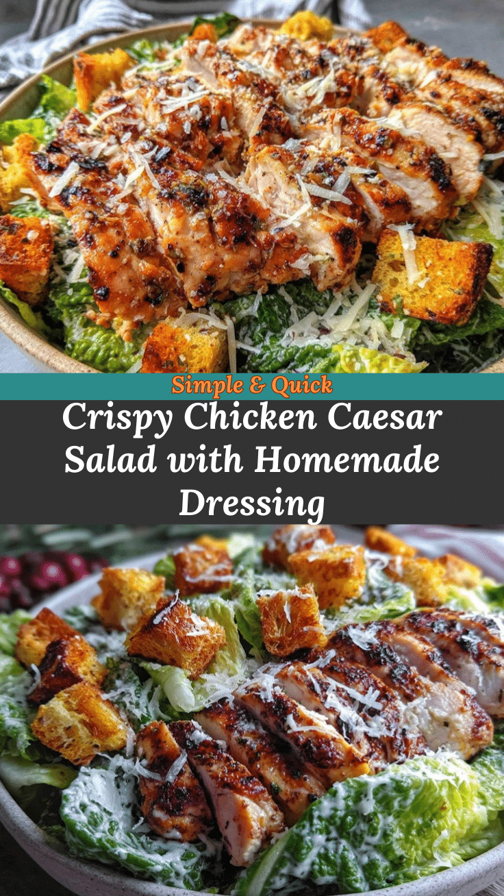 crispy chicken caesar salad recipe