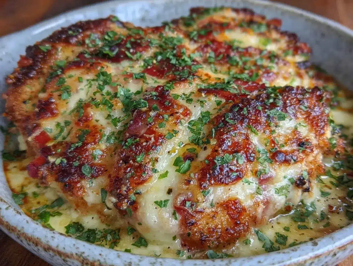 crispy chicken cordon bleu casserole preparation steps
