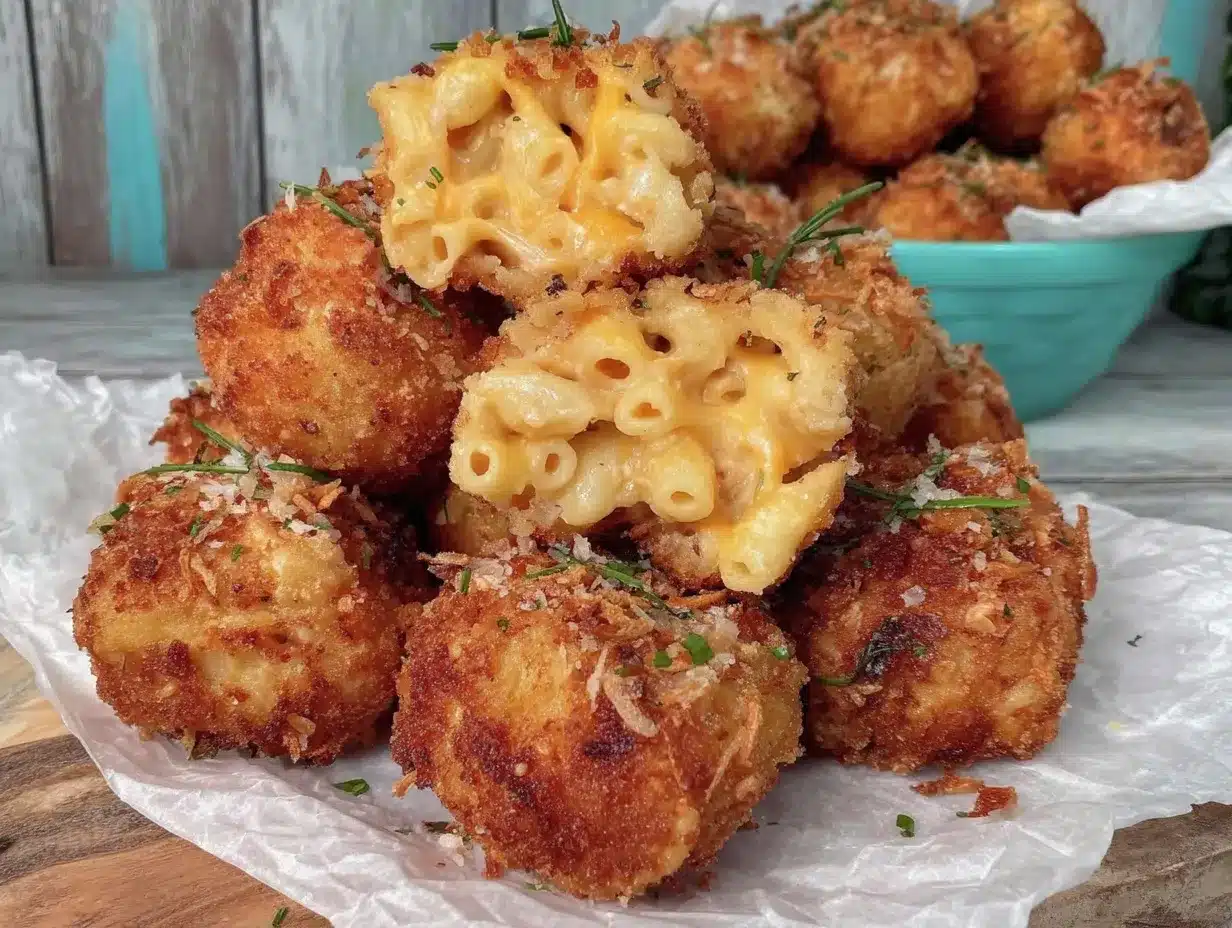 Crispy Chicken Mac Bites preparation steps