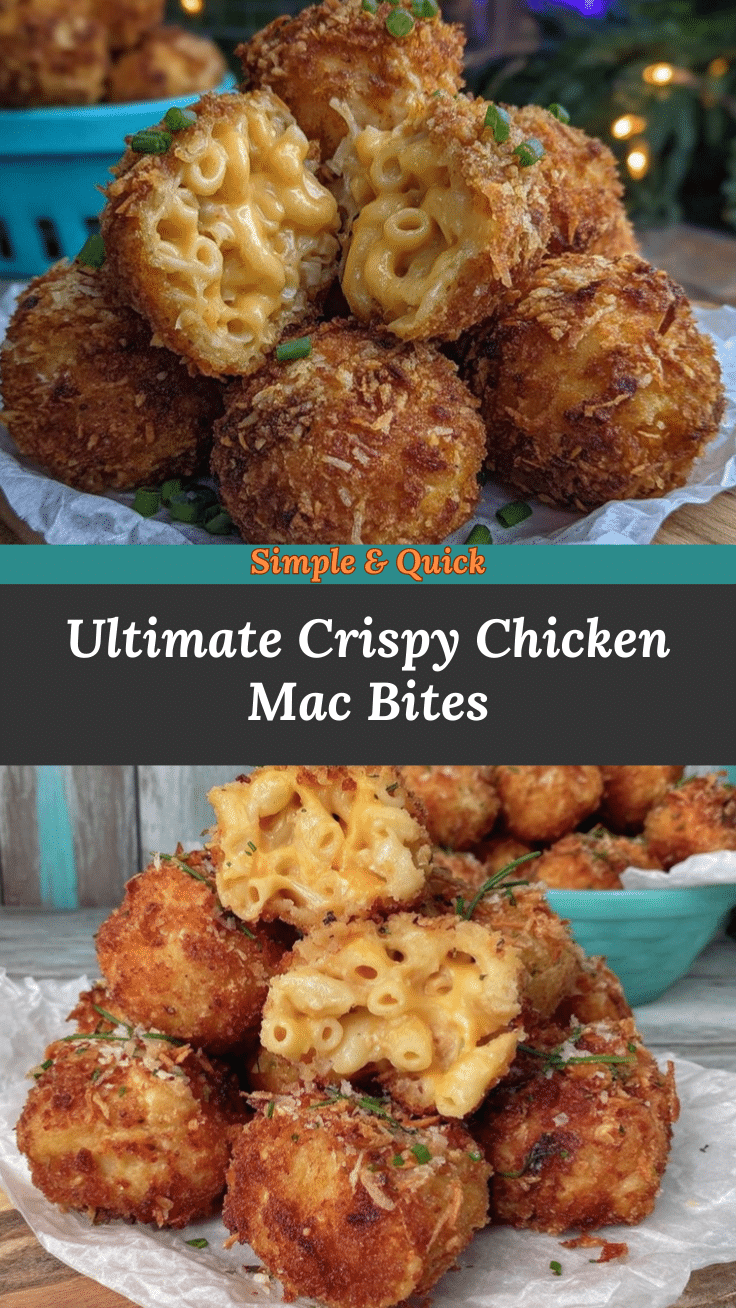 Crispy Chicken Mac Bites recipe