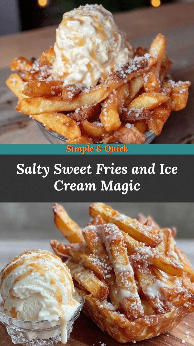 crispy fries with vanilla ice cream dip recipe