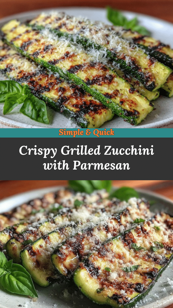 crispy grilled zucchini with parmesan recipe