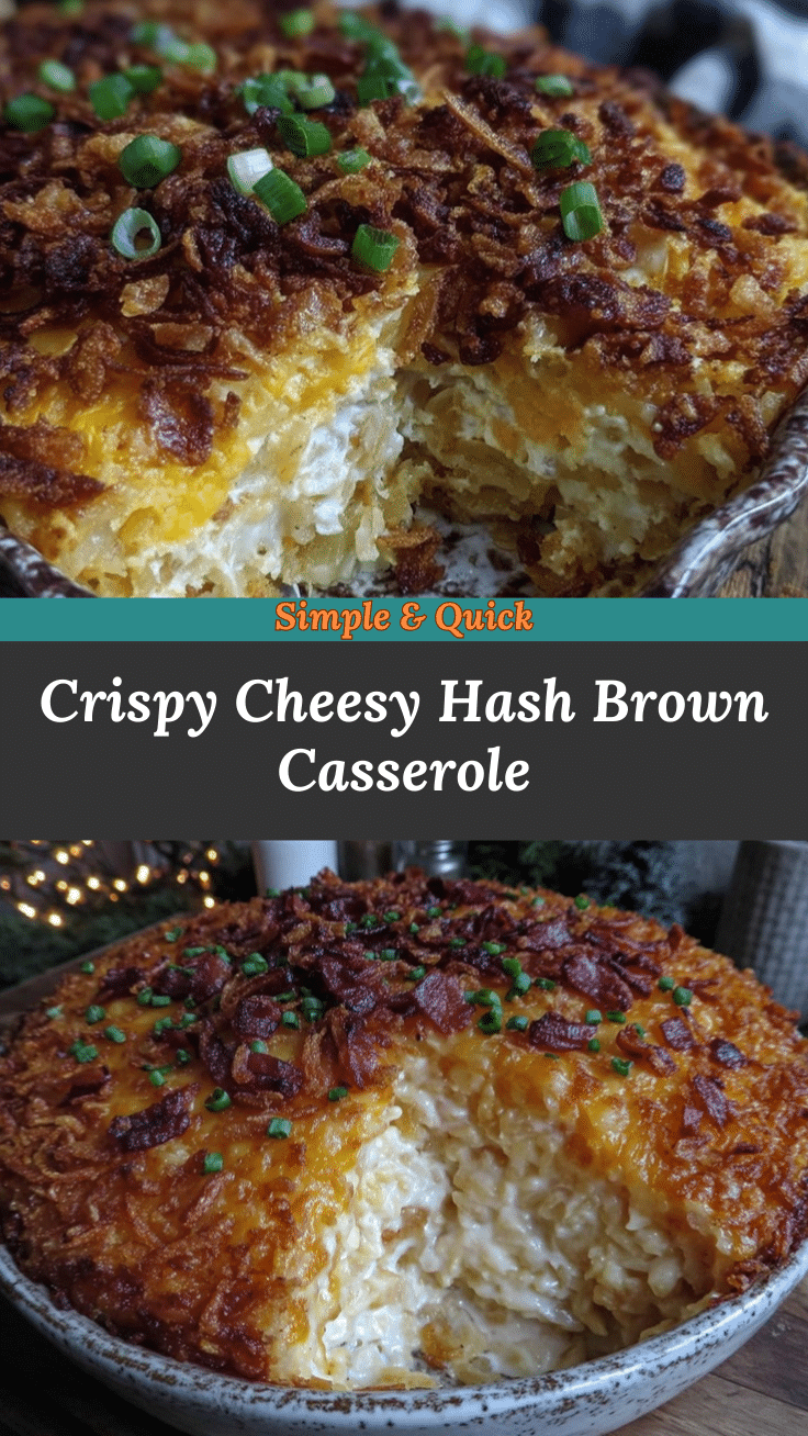 crispy hash brown casserole recipe