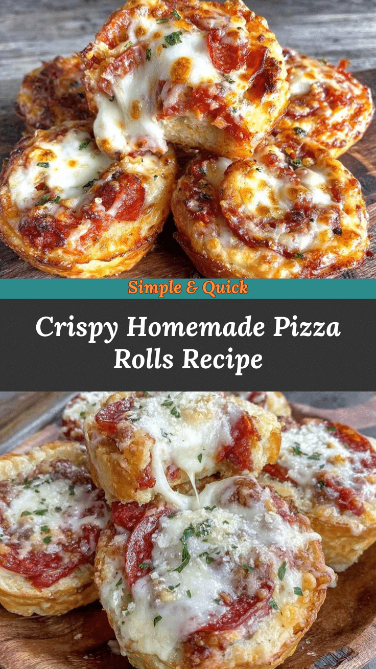 crispy homemade pizza rolls recipe
