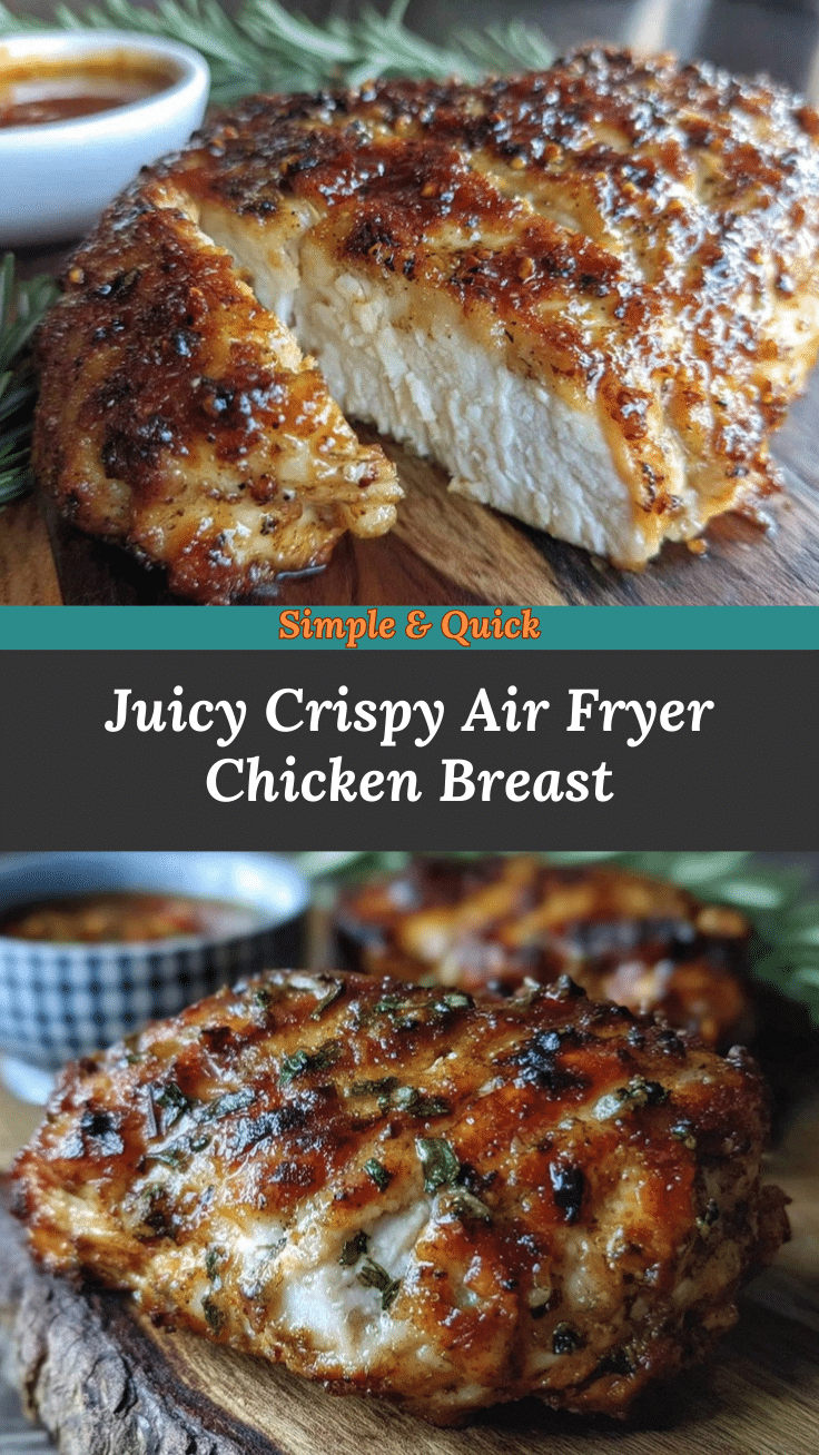 crispy juicy air fryer chicken breast recipe recipe