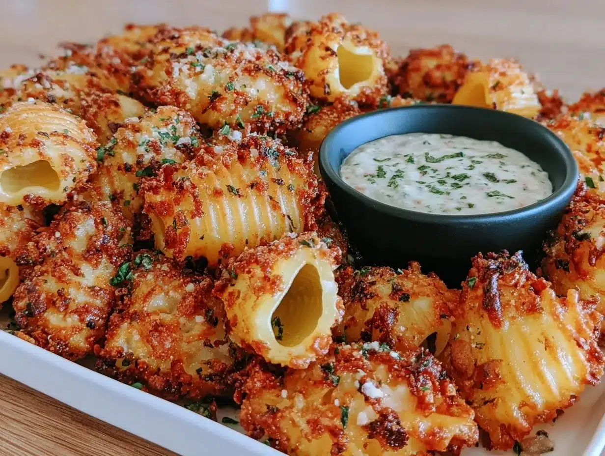 crispy Parmesan pasta chips preparation steps