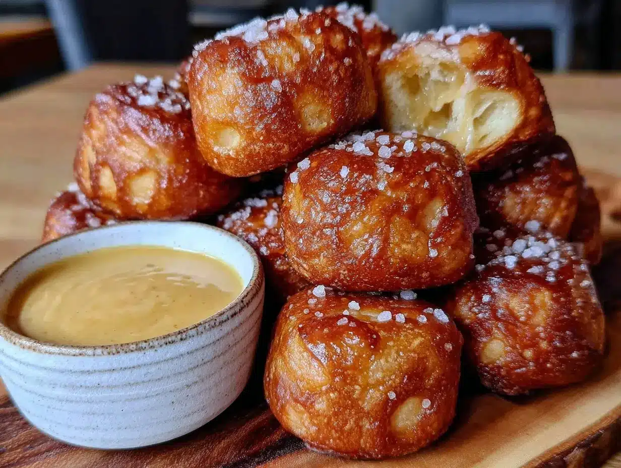 crispy pretzel bites recipe preparation steps