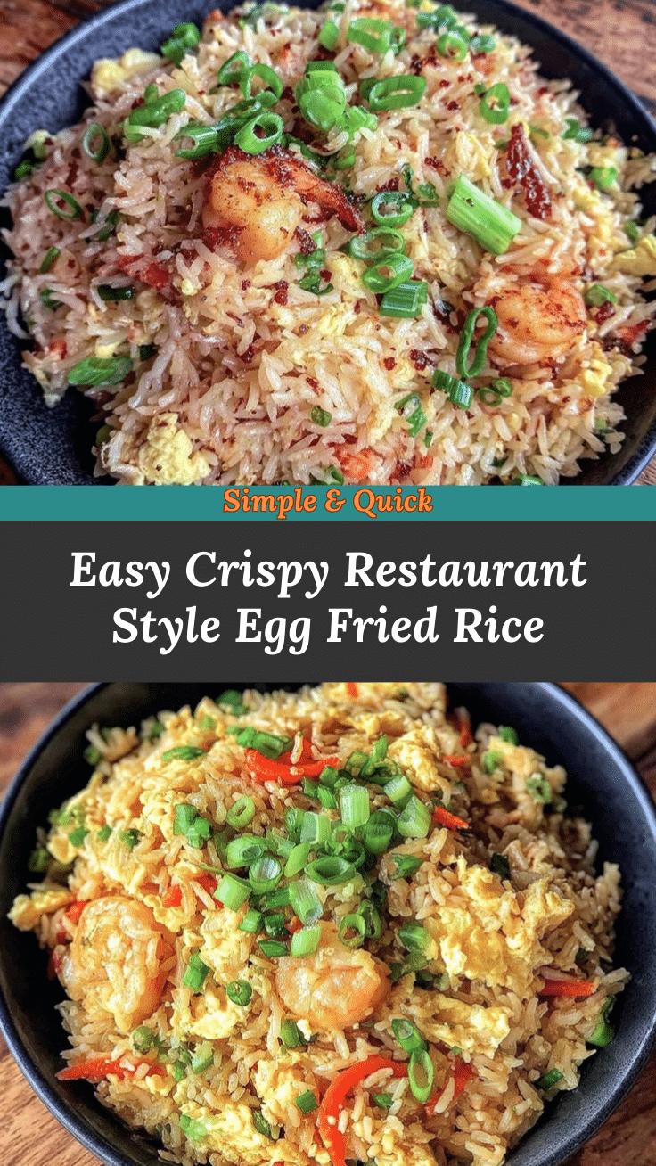 crispy restaurant style egg fried rice recipe