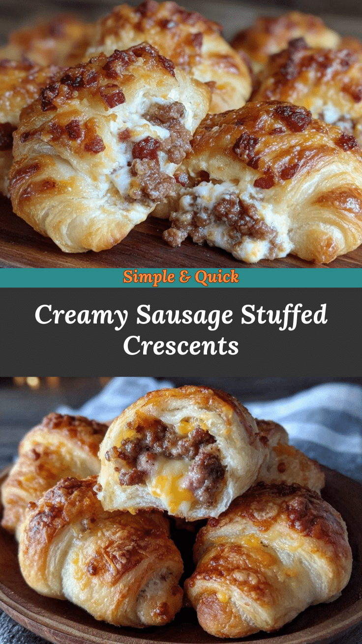 crispy sausage cream cheese crescents recipe