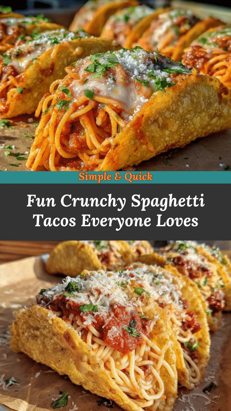 crispy spaghetti tacos recipe