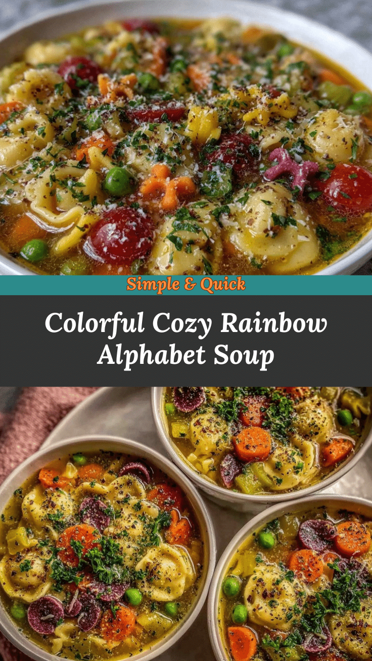 Dr. Seuss Rainbow Alphabet Soup recipe