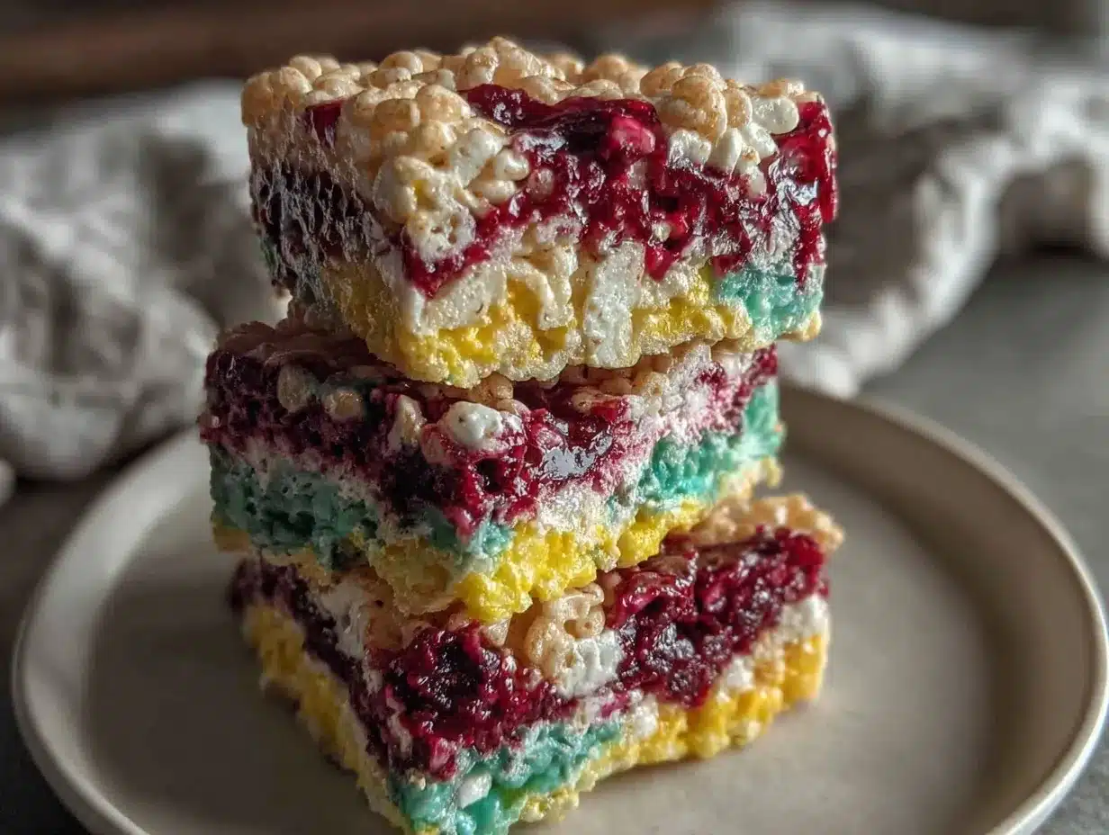 Dr. Seuss Triple Tone Rice Krispie Treats preparation steps