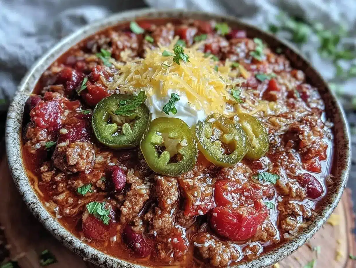easy hearty pressure cooker chili recipe preparation steps