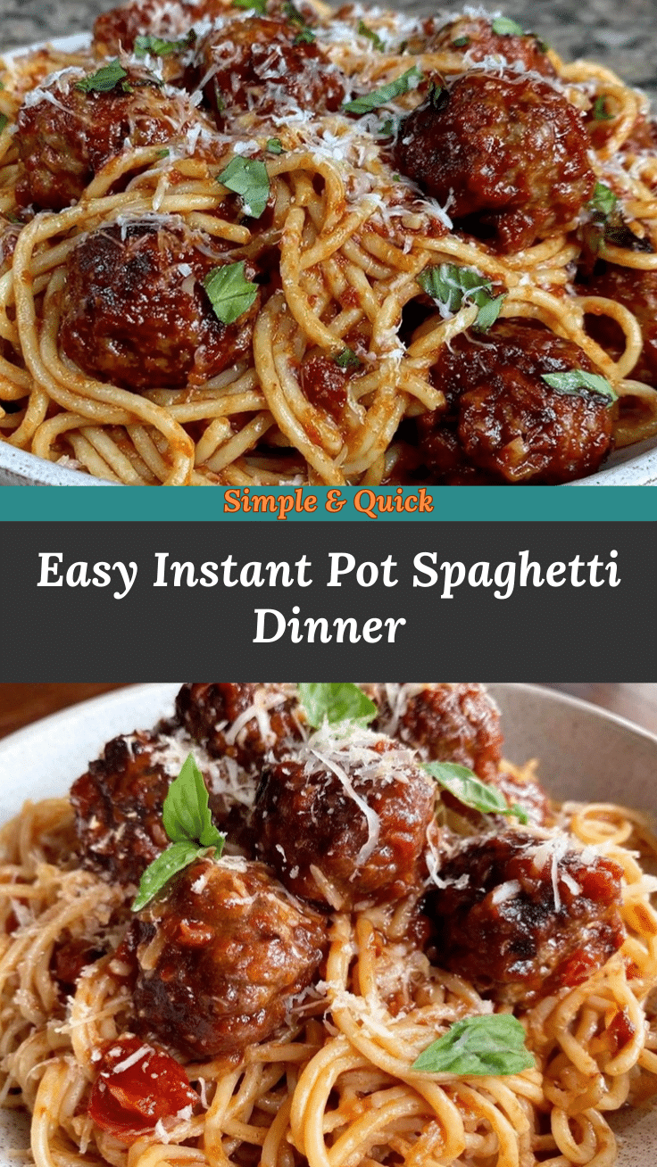 easy instant pot spaghetti dinner recipe