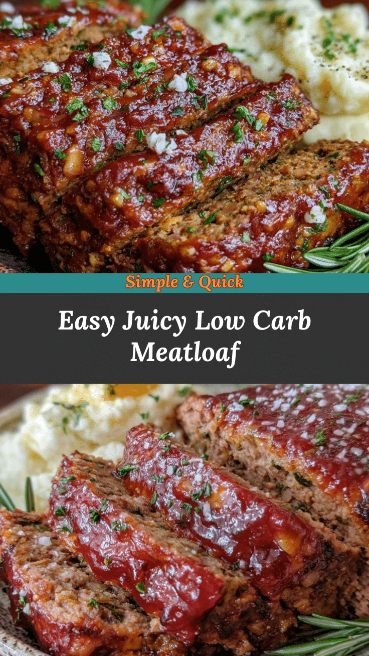 easy juicy low carb meatloaf recipe recipe