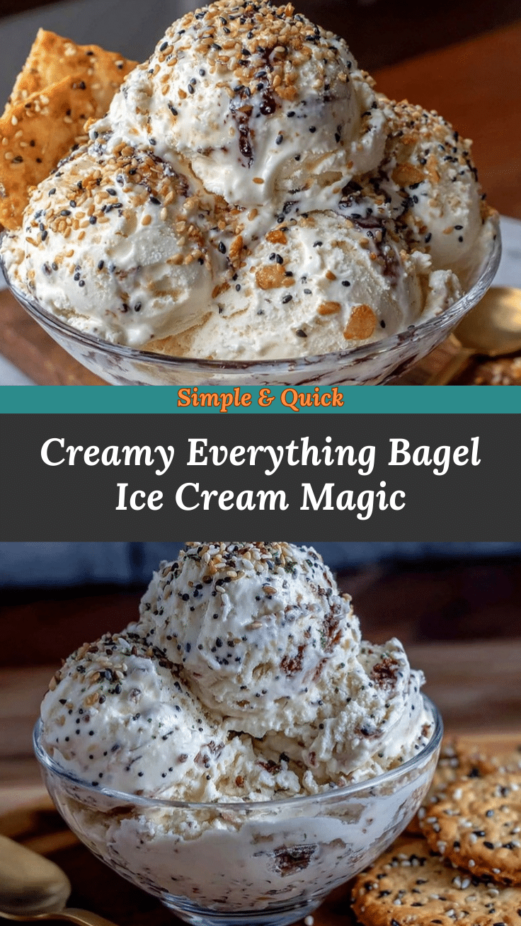 everything bagel ice cream recipe