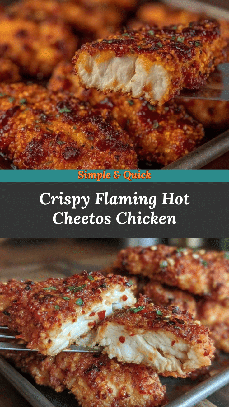 Flaming Hot Cheetos Chicken Tenders recipe