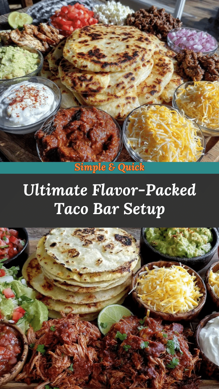 flavorful taco bar setup recipe