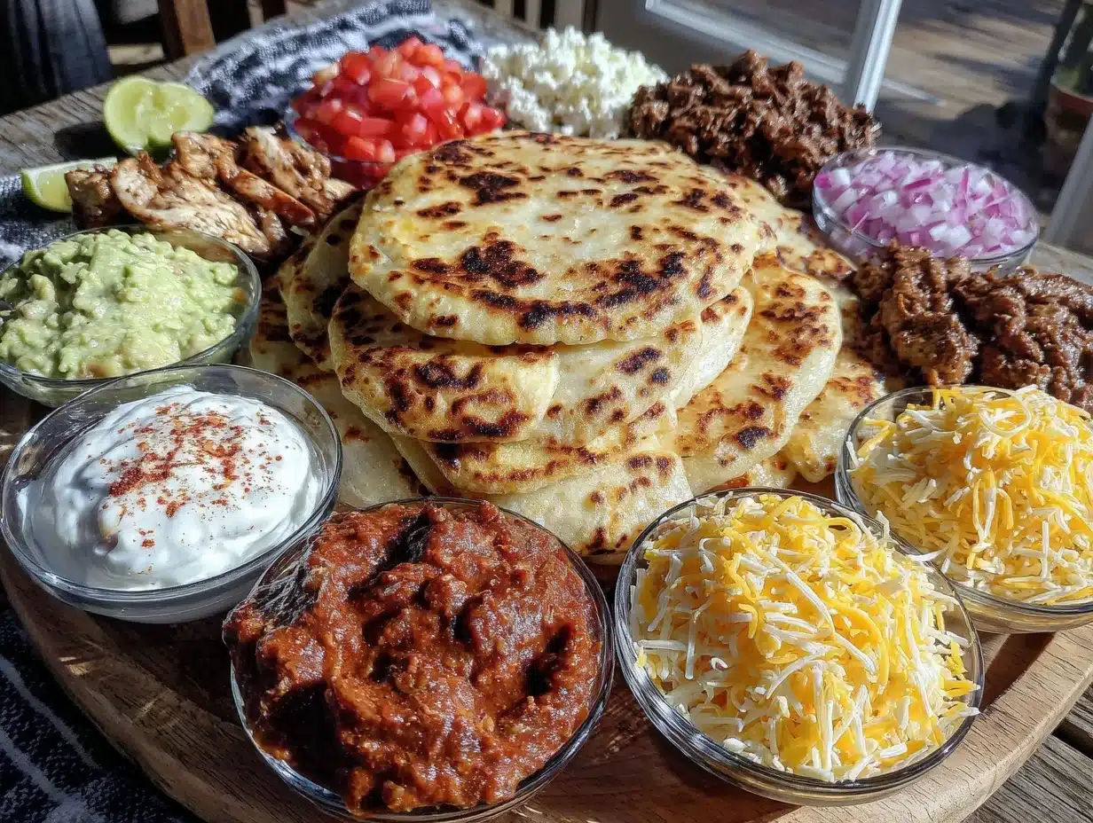 flavorful taco bar setup - featured image