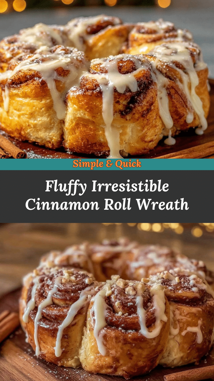 fluffy cinnamon roll wreath recipe