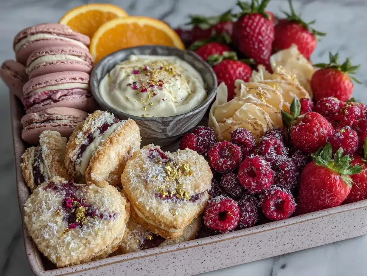 Galentine’s snack spread preparation steps