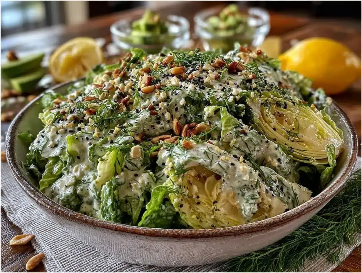 Green Goddess Salad Recipe preparation steps