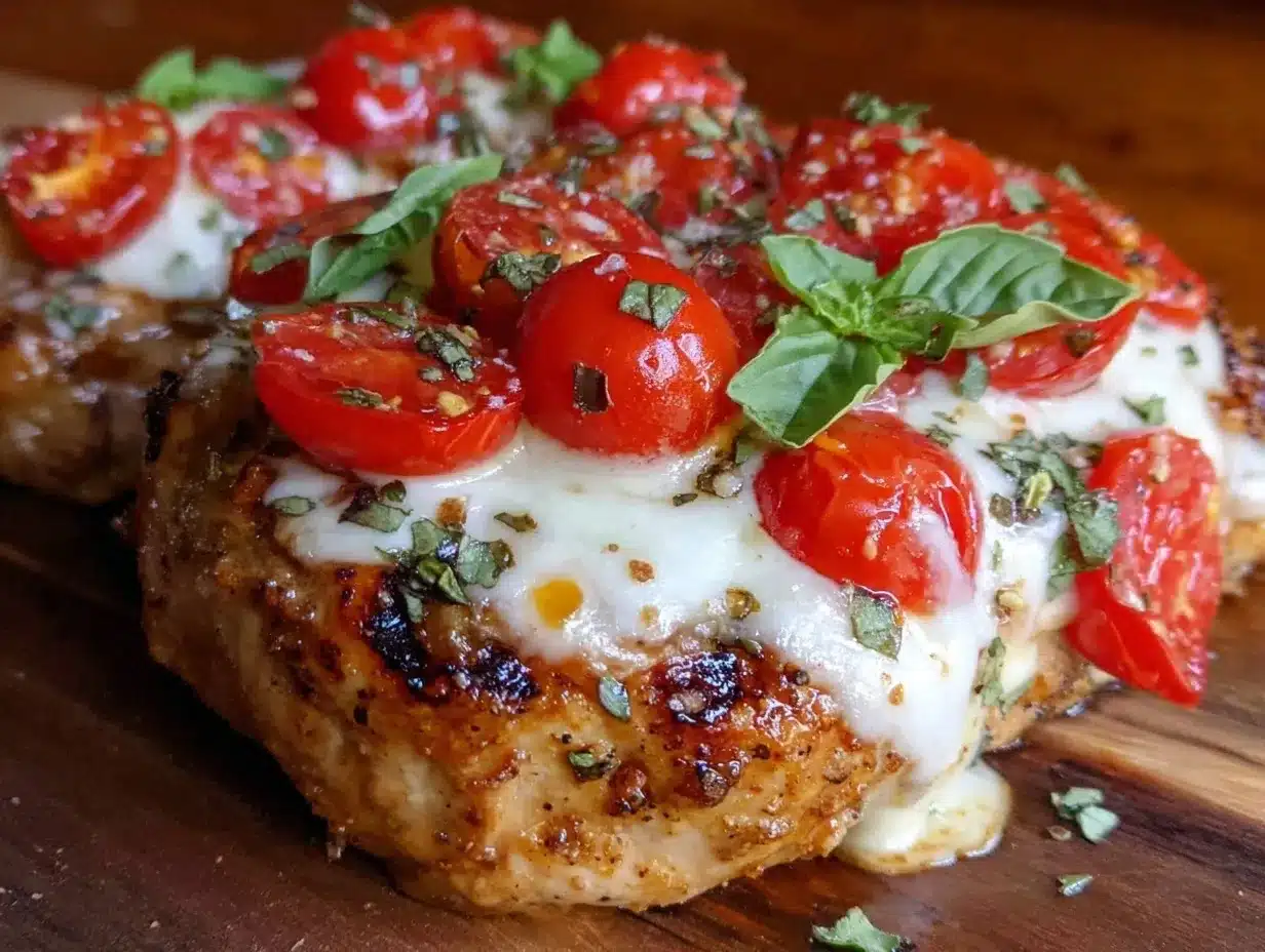 grilled chicken margherita preparation steps