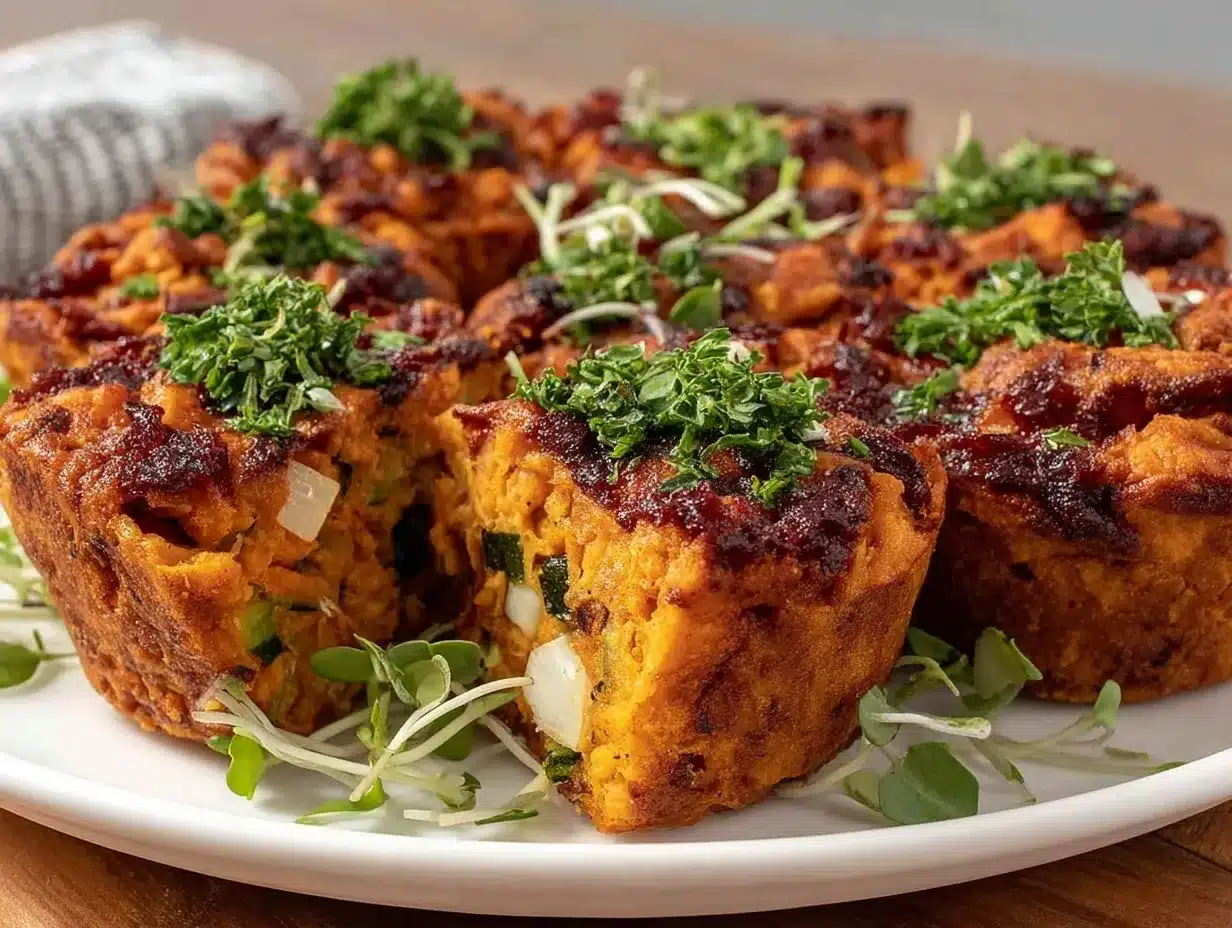 Healthy Turkey Veggie Sweet Potato Bites preparation steps