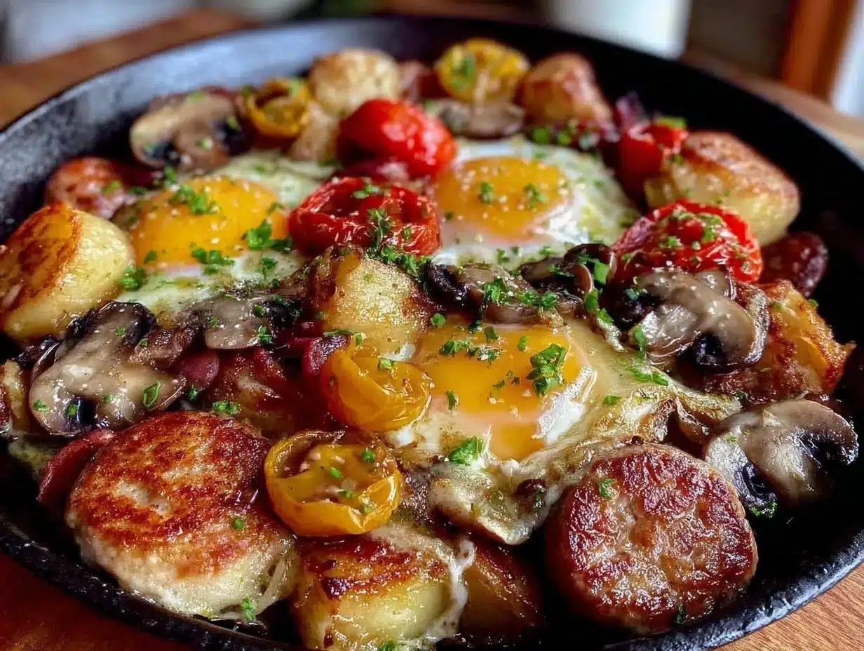 irish breakfast skillet feast preparation steps