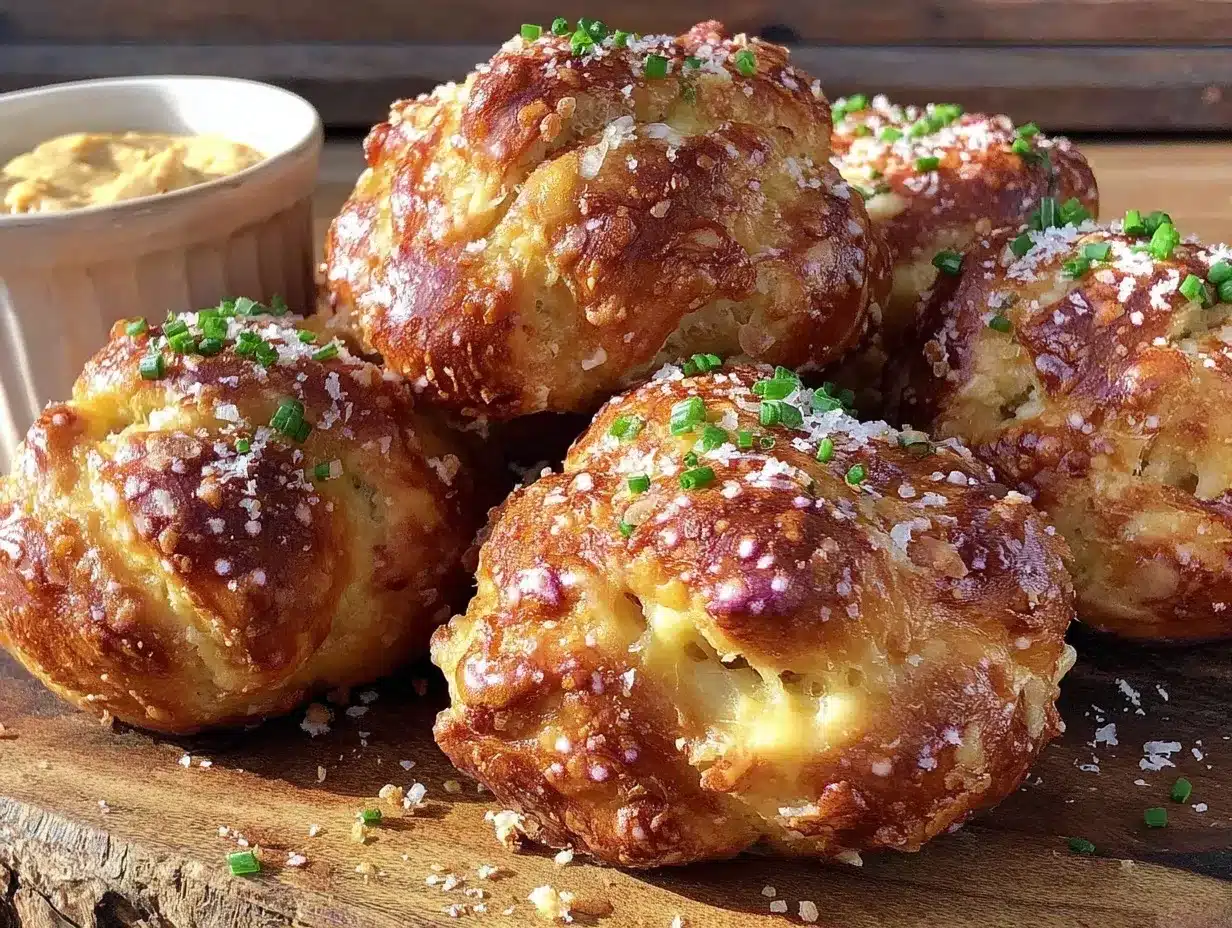 Irish Cheddar Pretzel Knots preparation steps