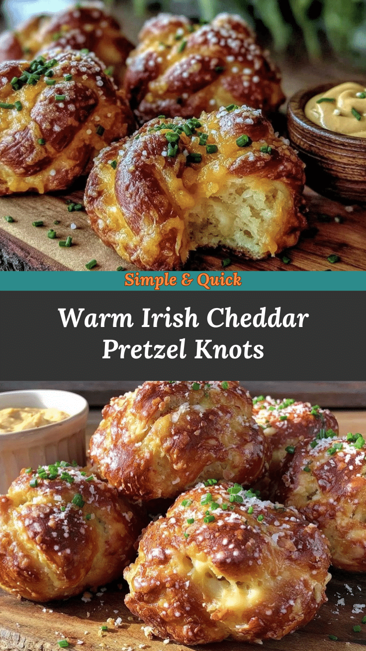 Irish Cheddar Pretzel Knots recipe