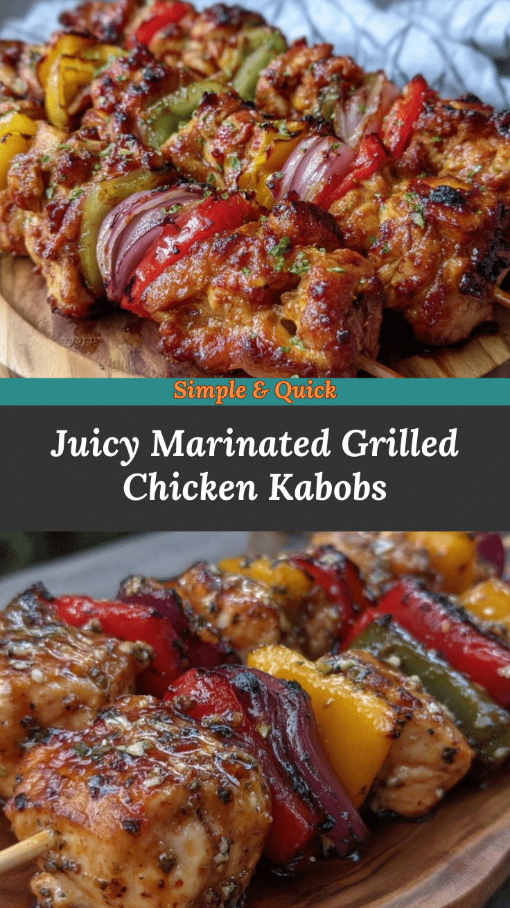 juicy grilled chicken kabobs recipe