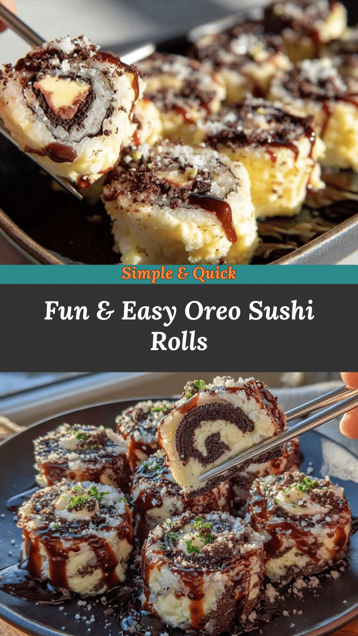 Oreo sushi rolls recipe