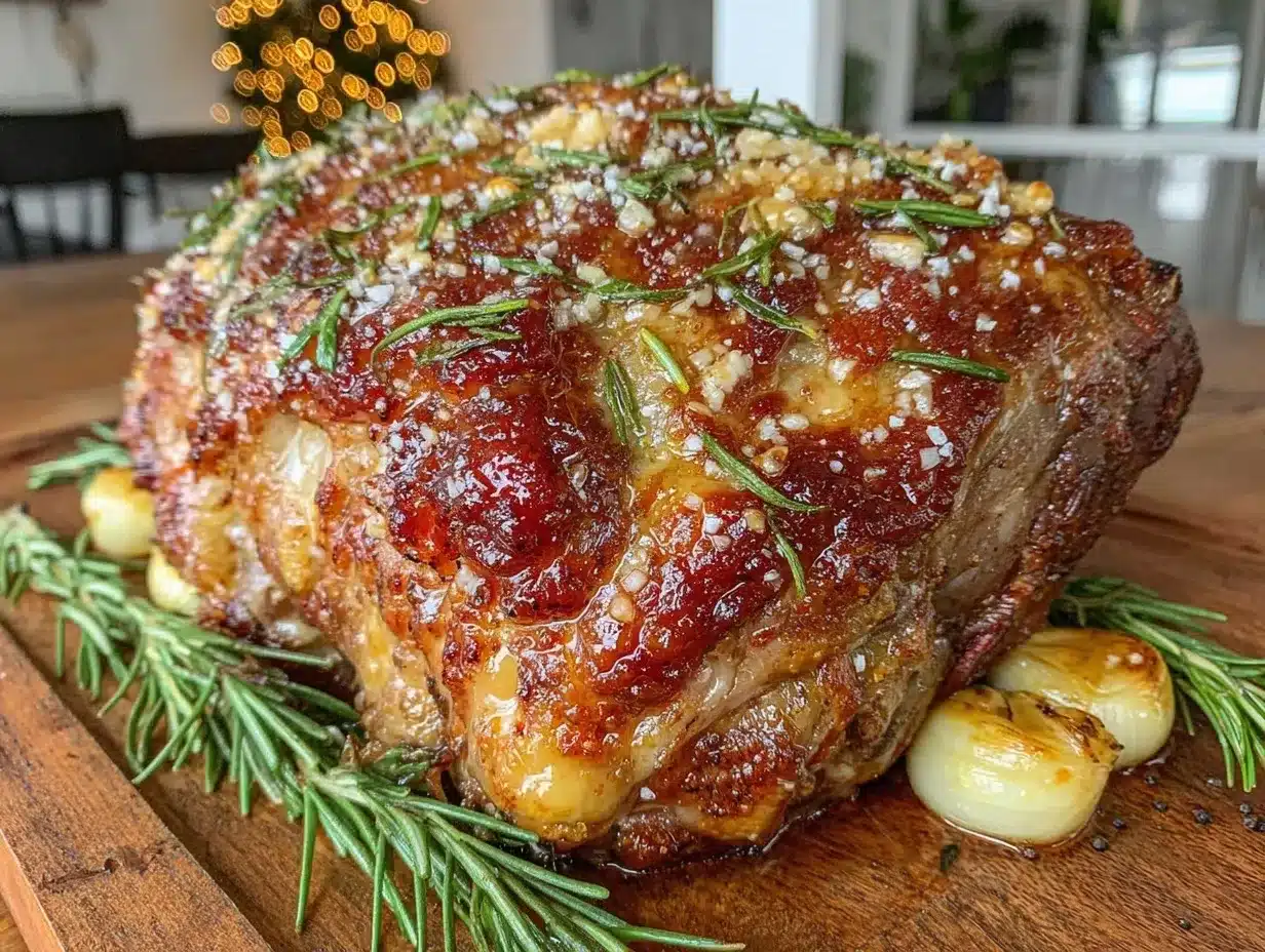 perfect leg of lamb with rosemary and garlic preparation steps