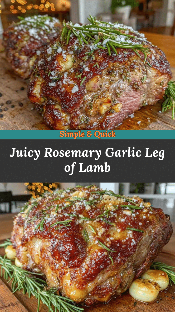 perfect leg of lamb with rosemary and garlic recipe