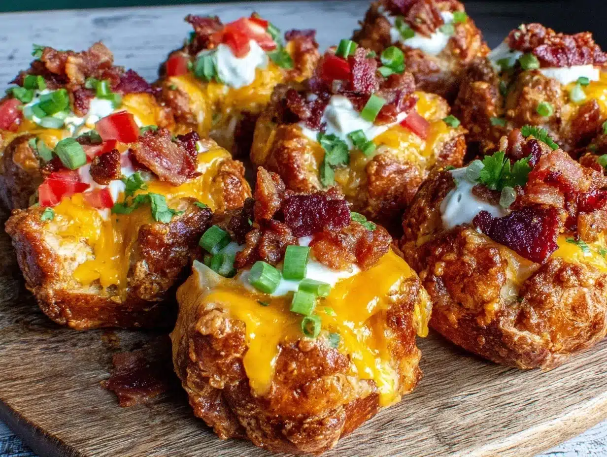 pretzel nacho bites preparation steps