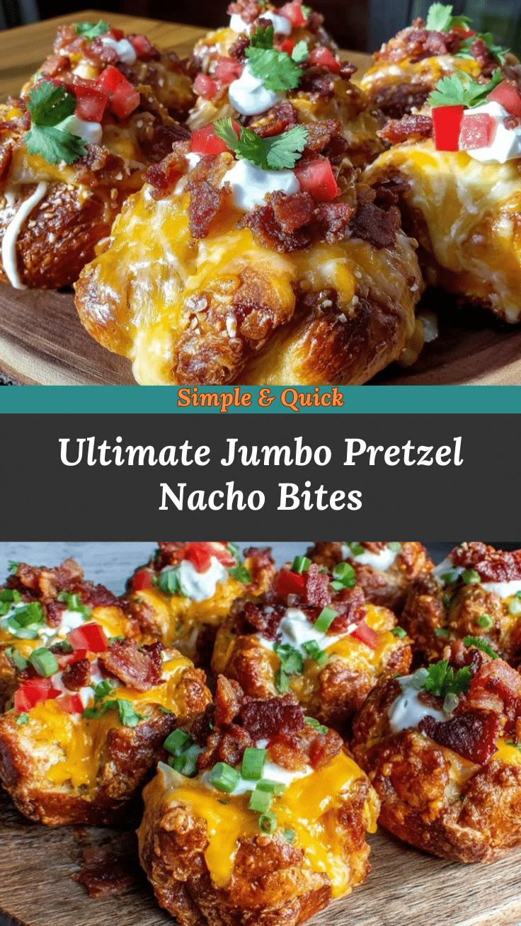 pretzel nacho bites recipe