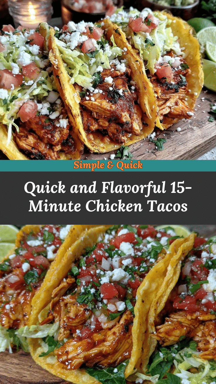 quick flavorful chicken tacos recipe