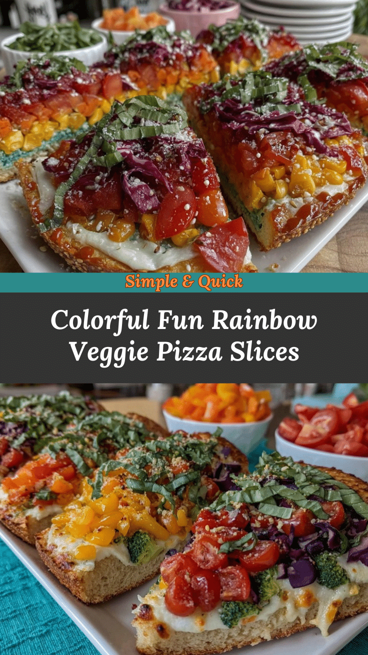 rainbow veggie pizza recipe