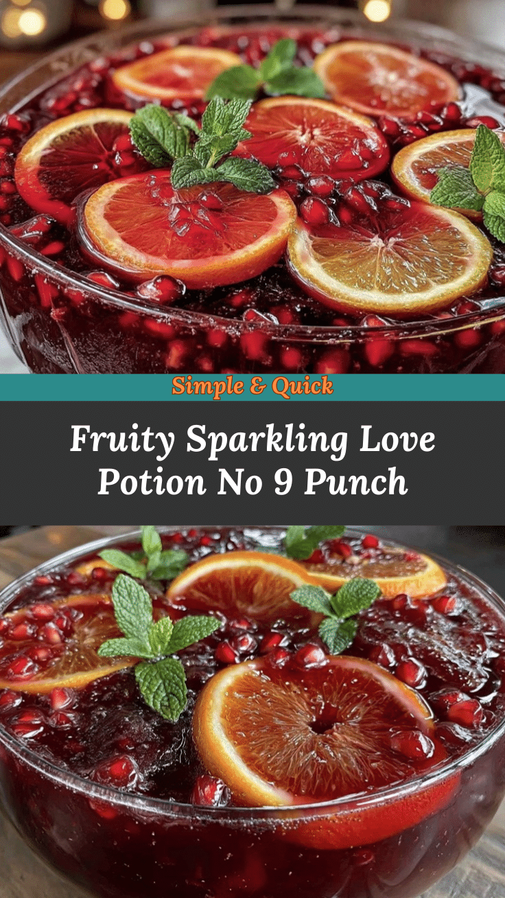 Refreshing Love Potion No 9 Punch recipe