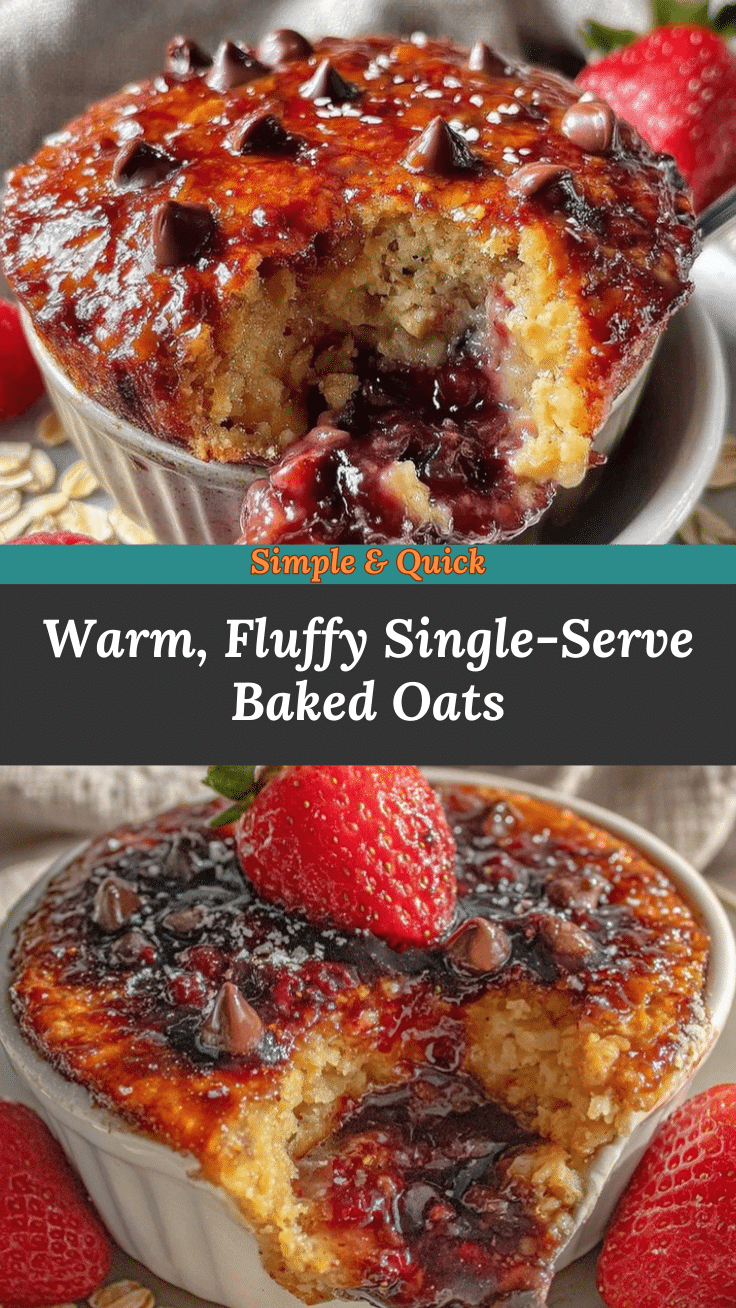 single-serve baked oats cake recipe