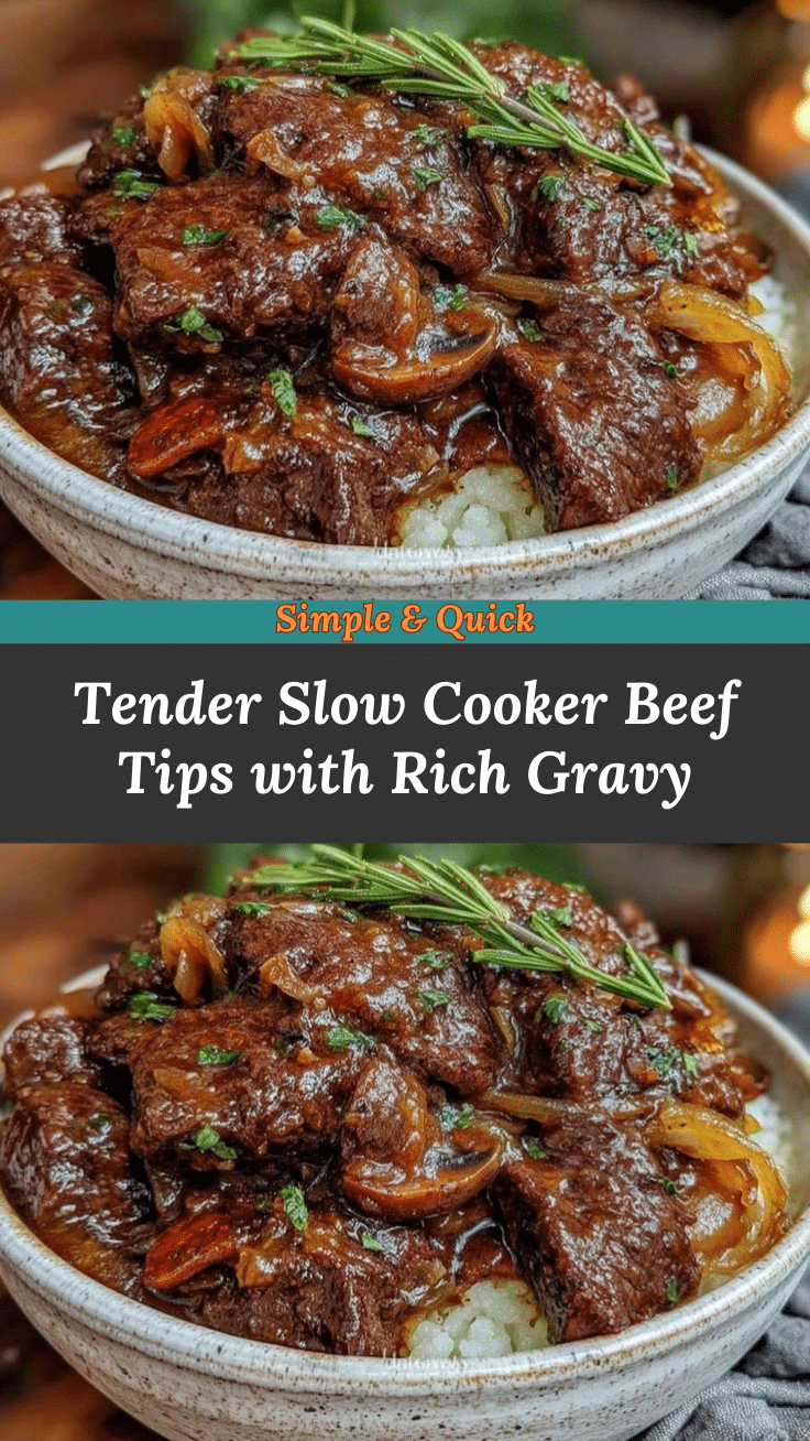 slow cooker beef tips recipe