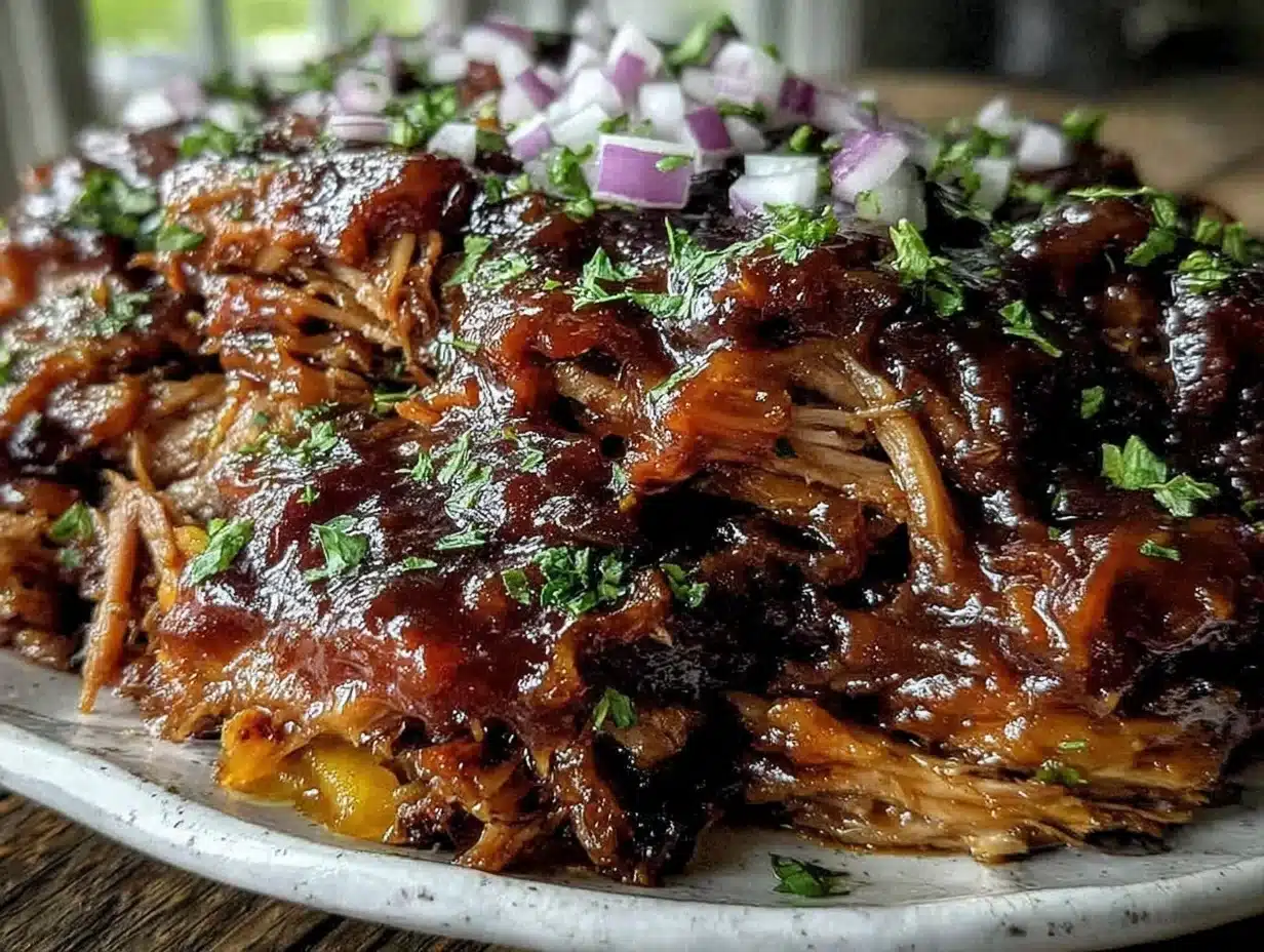 slow cooker dr pepper pulled pork - featured image