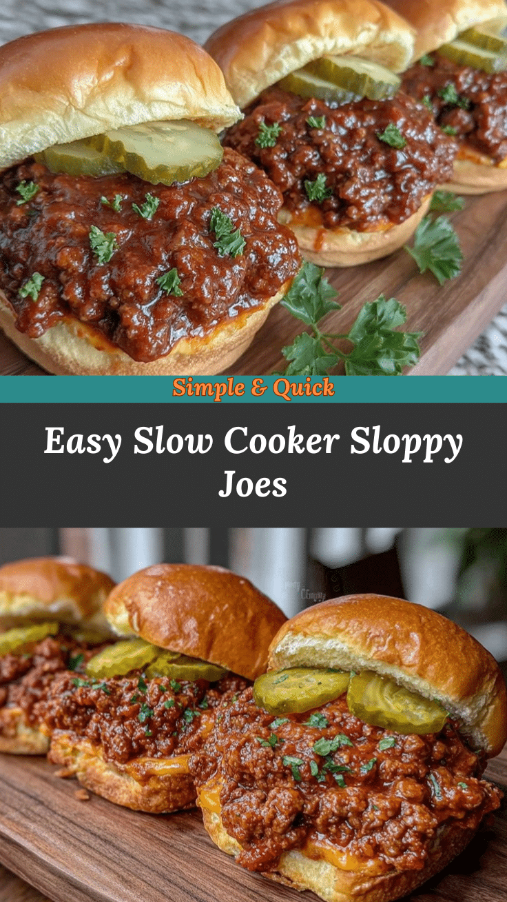 slow cooker sloppy joes recipe
