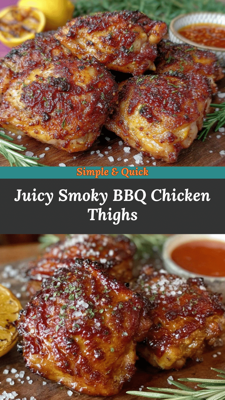 smoked chicken thighs recipe