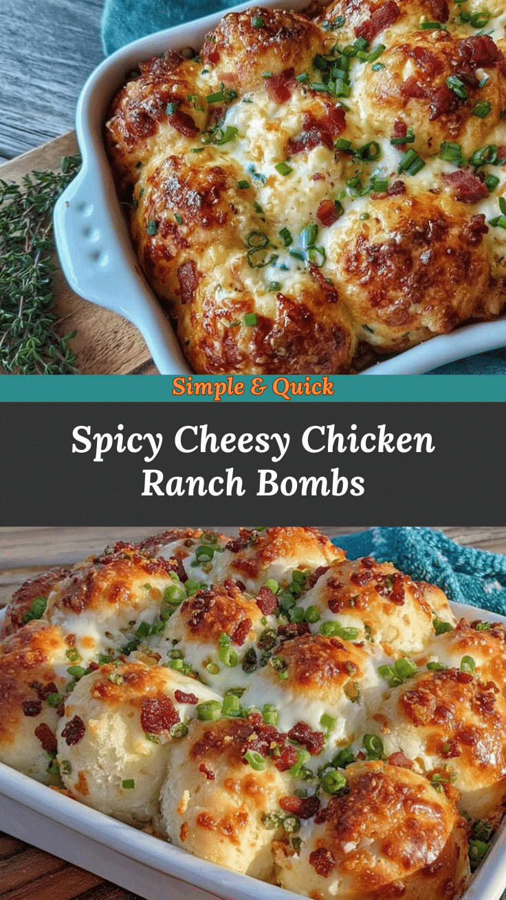 Spicy Chicken Ranch Bombs recipe