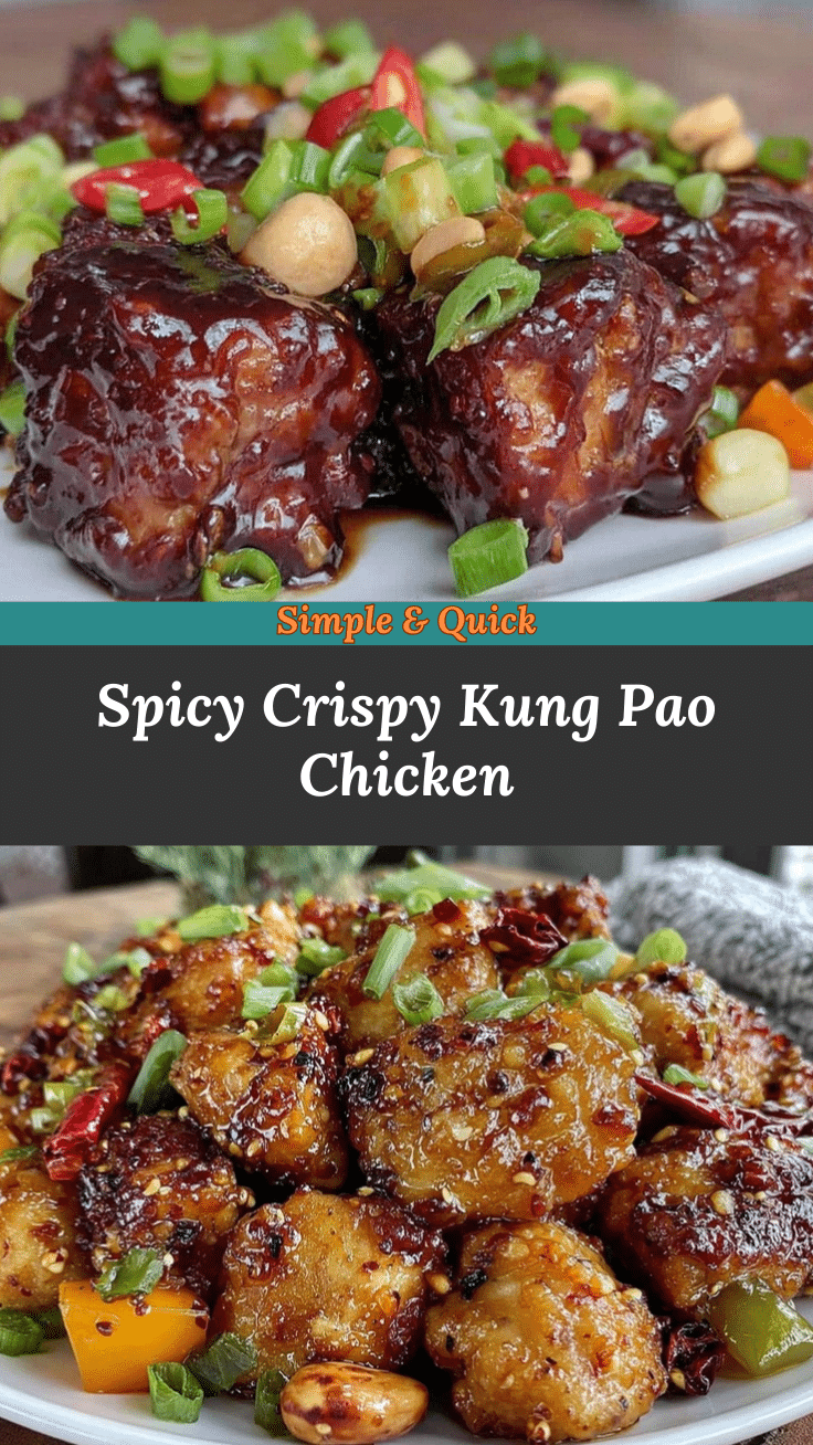 spicy crispy Kung Pao chicken recipe