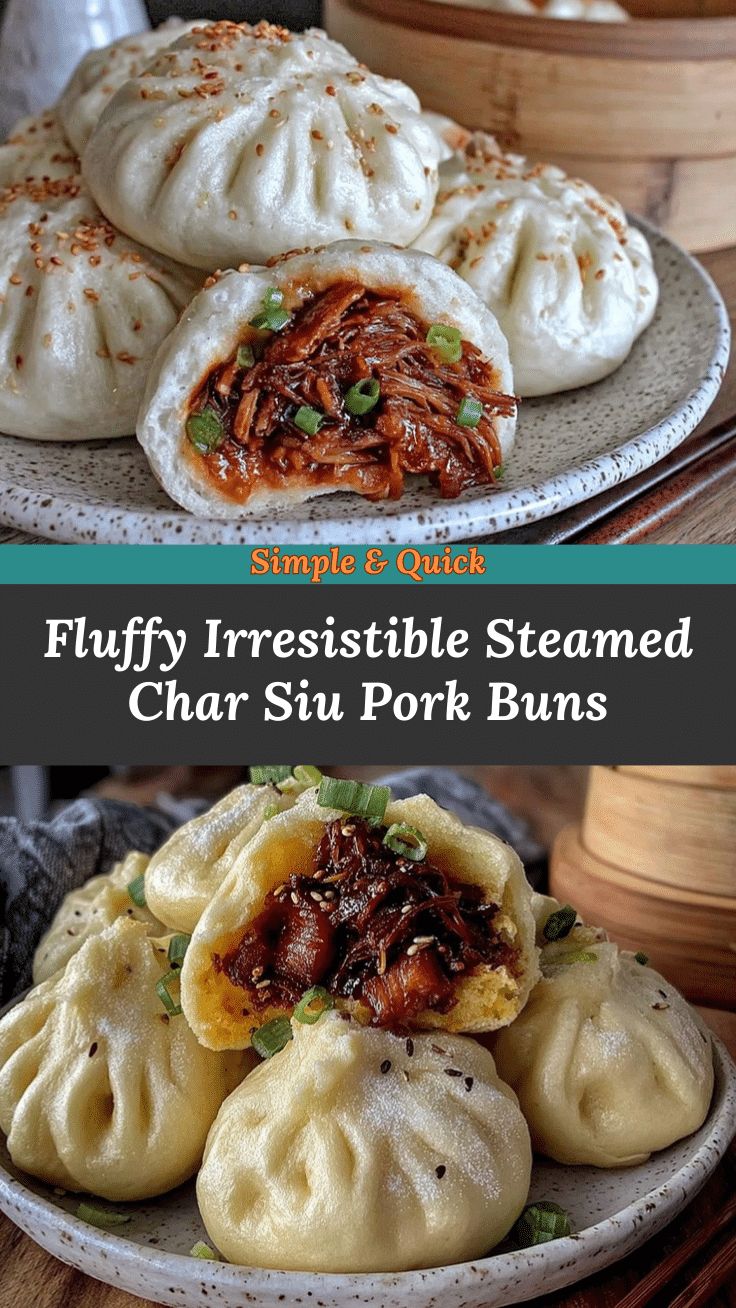steamed char siu pork buns recipe